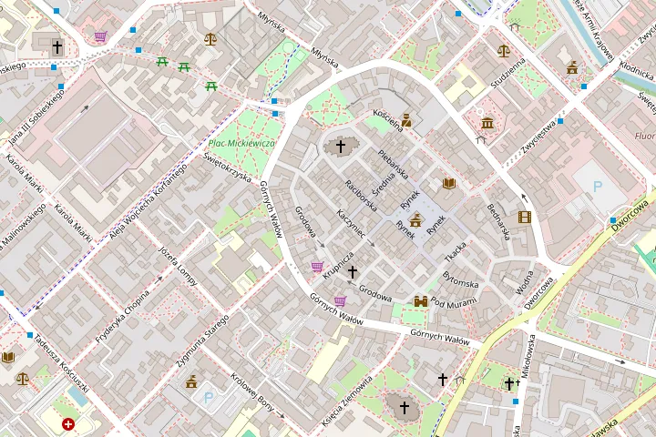 Mapa: ul. Krupnicza 5, Gliwice — lokalizacja zakładu ABUT
